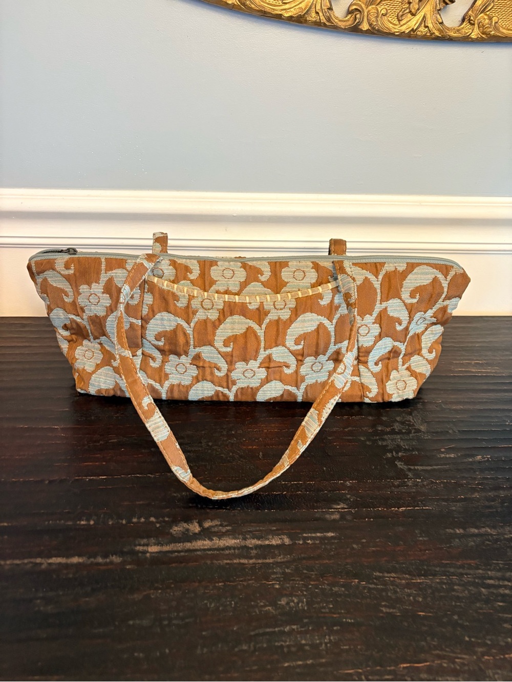 Handmade Maruca Fabric Jacquard Shoulder Bag Purse Tote Made in Colorado USA - Picture 2 of 12